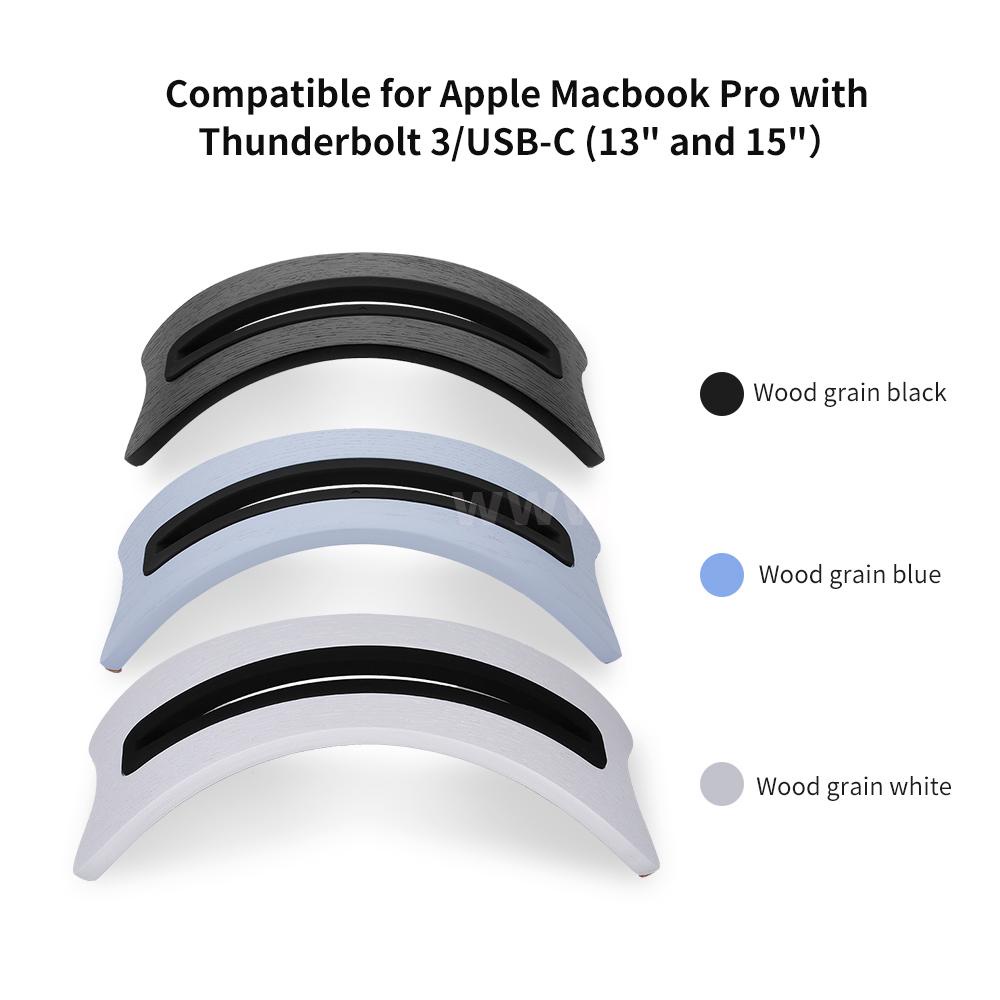 Gs Giá Đỡ Máy Tính Bảng Bằng Gỗ Tự Nhiên Đơn Giản Thay Thế Cho Apple Macbook Pro Với Thunderbolt 3 / Usb-C (13)