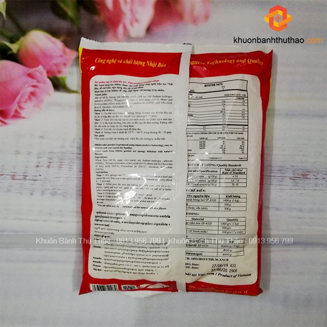 Bột bánh bông lan nướng Mikko 1kg