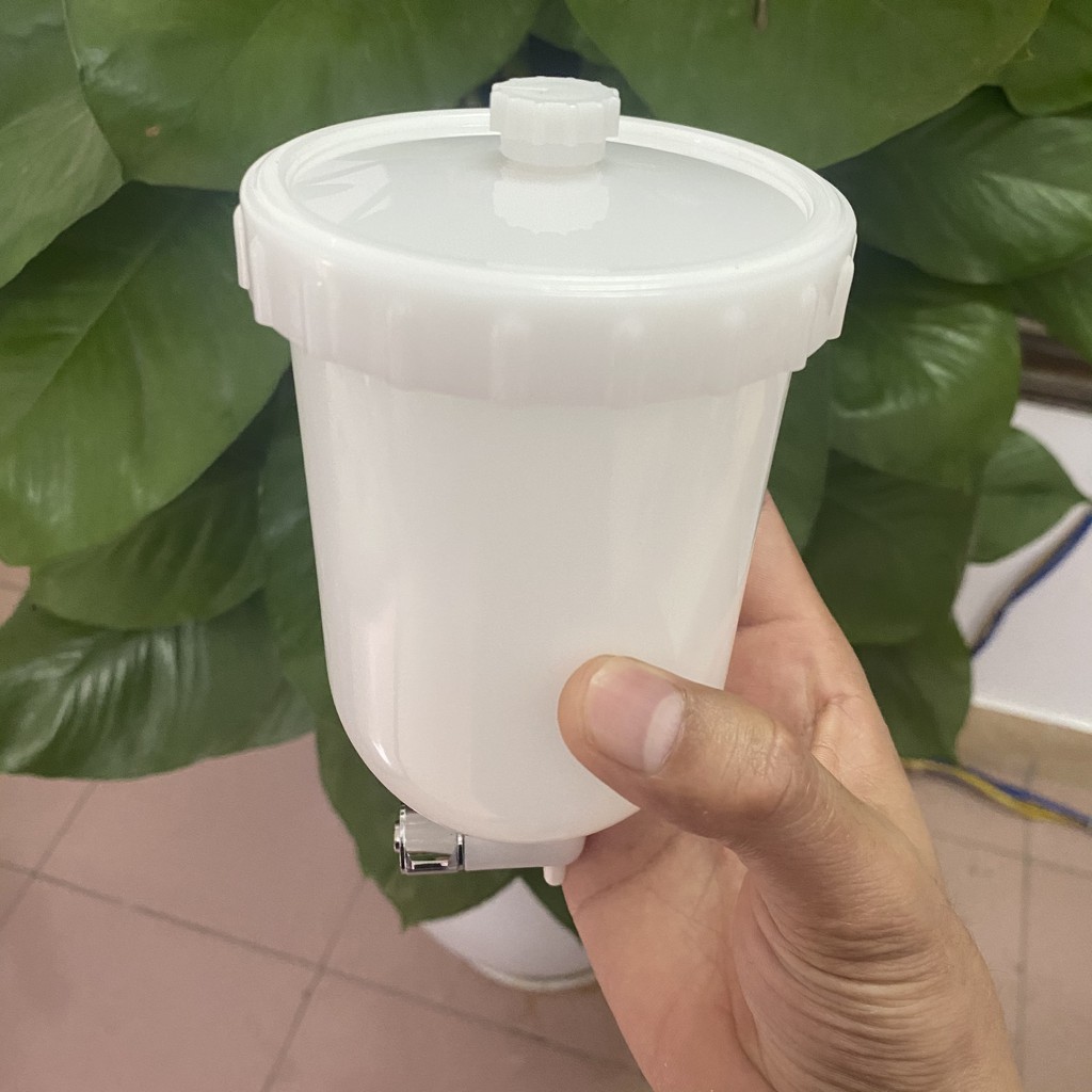 Cốc Đựng Sơn Nhựa Dung Tích 400ml Cho Súng Phun Sơn Cốc Bên W71-Wider1-Kiwami1