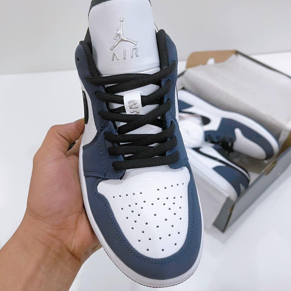Giầy thể thao sneaker jordan 1 low high retro navy xanh than nam nữ siêu chất dễ phối đồ hàng FullBox