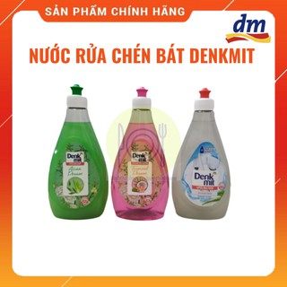 Nước rửa chén bát Denkmit nhập khẩu Đức, chai nhựa dung tích 500ml