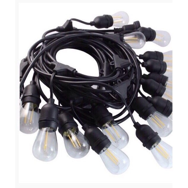 Bộ dây treo kín nước dài 10m 19 đuôi đèn e27