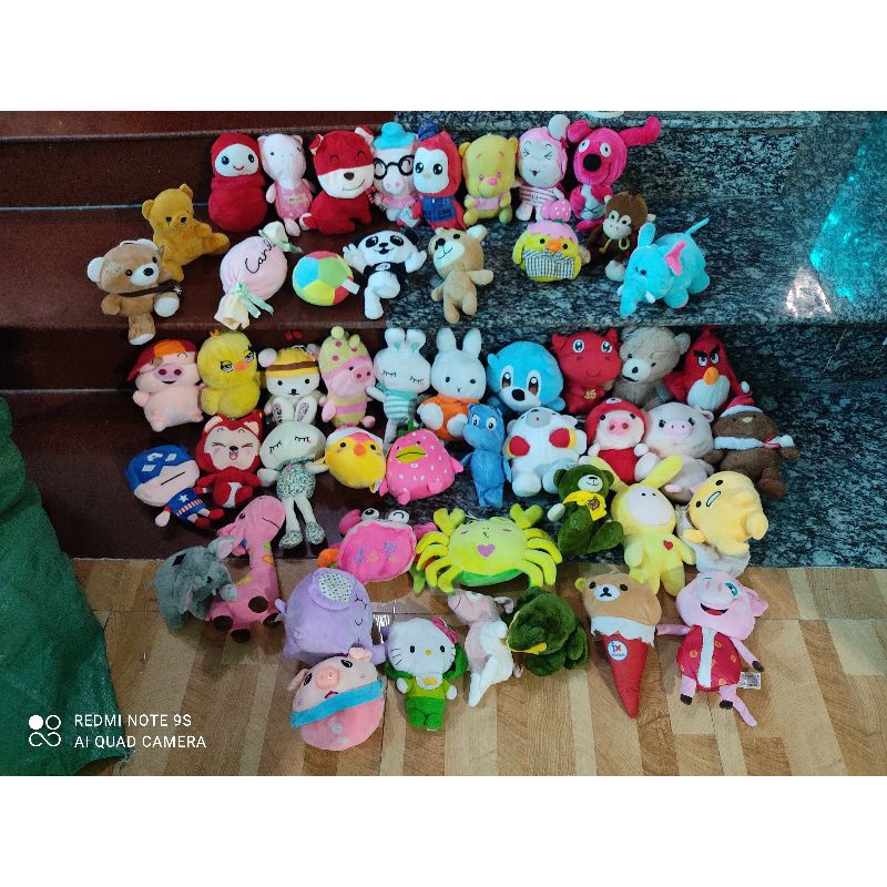 Gấu bông 10k cho bé đa dạng mẫu mã, cỡ khoảng 1 gang 18-20cm