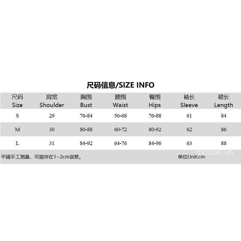 Đầm ôm body tay dài thiết kế cổ chữ V quyến rũ cho nữ