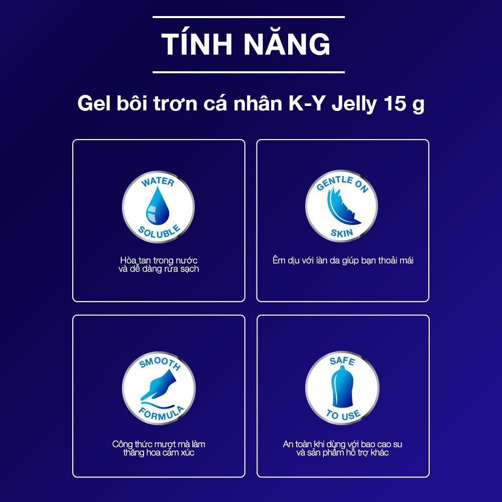 Gel Bôi Trơn Durex KY Jelly 50g Hàng Chính Hãng