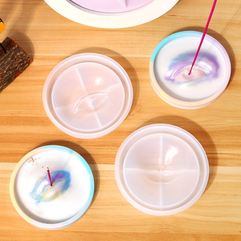 Khuôn Silicone Làm Giá Đỡ Trầm Hương Hình Mắt / Miệng Độc Đáo DIY