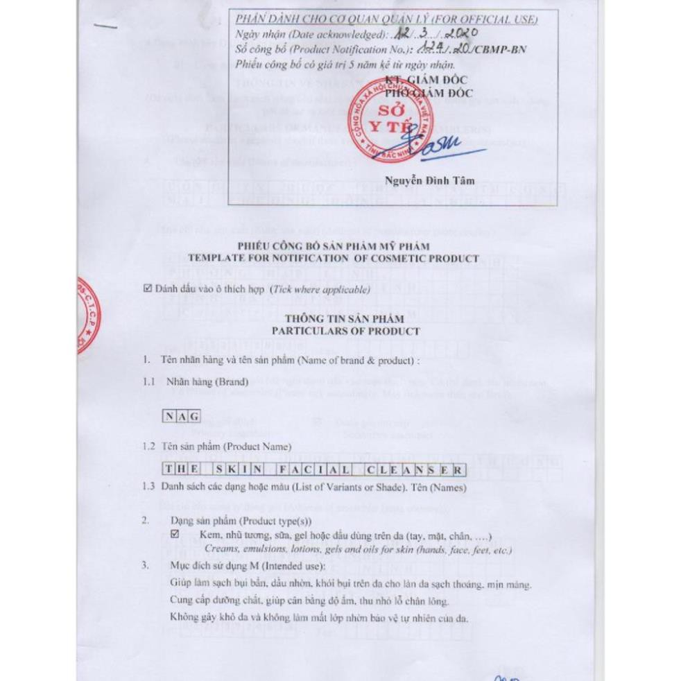 Sữa rửa mặt tạo bọt cho nam nữ TheSkin 100ml đầu cọ mềm cho da nhạy cảm dầu mụn dưỡng ẩm ngừa mụn NAG Beauty | BigBuy360 - bigbuy360.vn