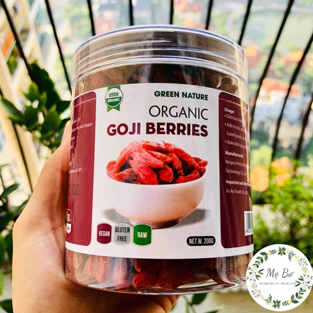 [Mẹ Bơ] Kỉ tử hữu cơ Green Nature/ Bio Planet/ AmaVie (USDA ORGANIC) | BigBuy360 - bigbuy360.vn