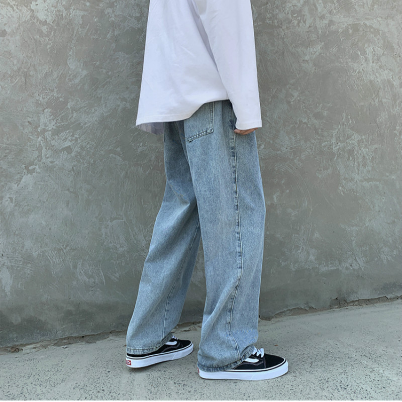 Quần Jeans Dài Ống Rộng Thời Trang Dành Cho Nam | BigBuy360 - bigbuy360.vn