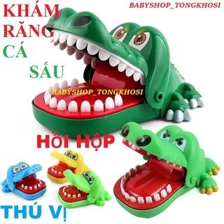 Đồ chơi khám răng Cá Sấu cỡ đại, cá mập cắn tay loại lớn, Crocodile Dentist giá tốt uy tín giao hàng toàn quốc
