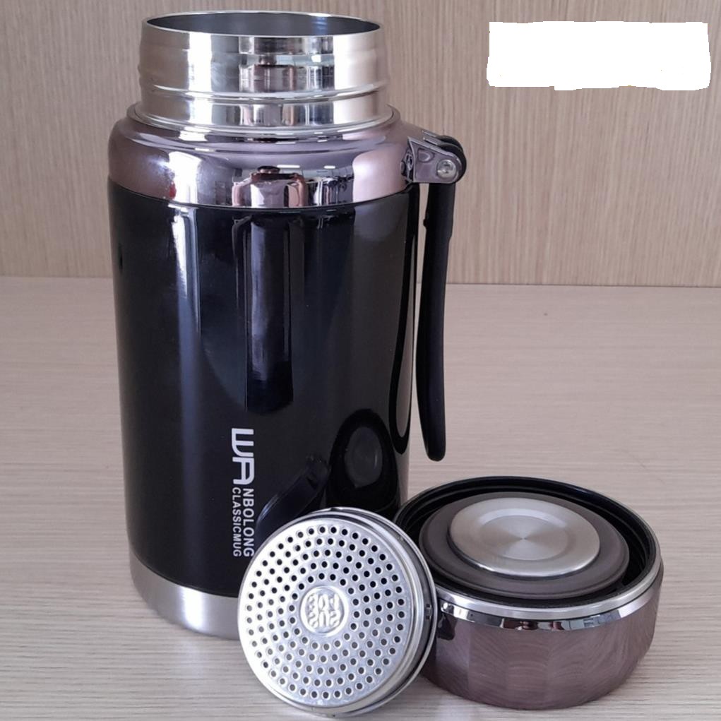 Bình giữ nhiệt dung tích 1000ml, giữ nhiệt tối đa từ 10 đến 12h