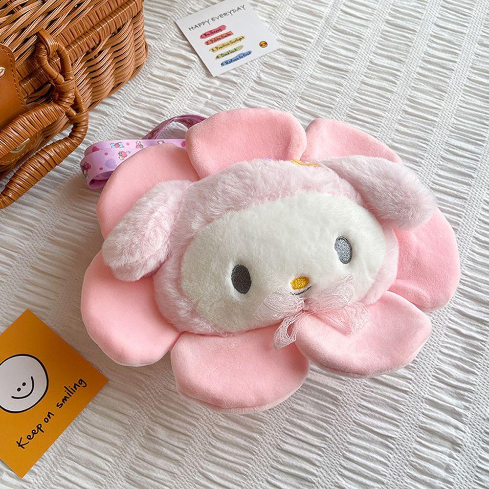 ANEMONE Túi Đeo Chéo Bằng Vải Bông Hình Động Vật Xinh Xắn