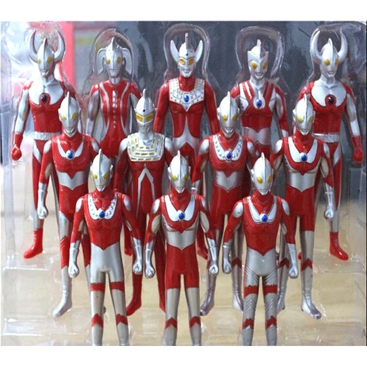 Đồ Chơi Mô Hình Nhân Vật Ultraman 12 Trong 1
