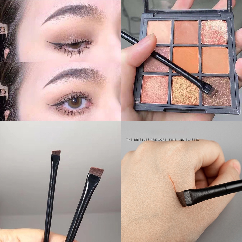 [Hàng mới về] Cọ Trang Điểm Lông Mày / Kẻ Mắt Thiết Kế Đầu Xiên Sợi Siêu Mịn Màng Dễ Sử Dụng