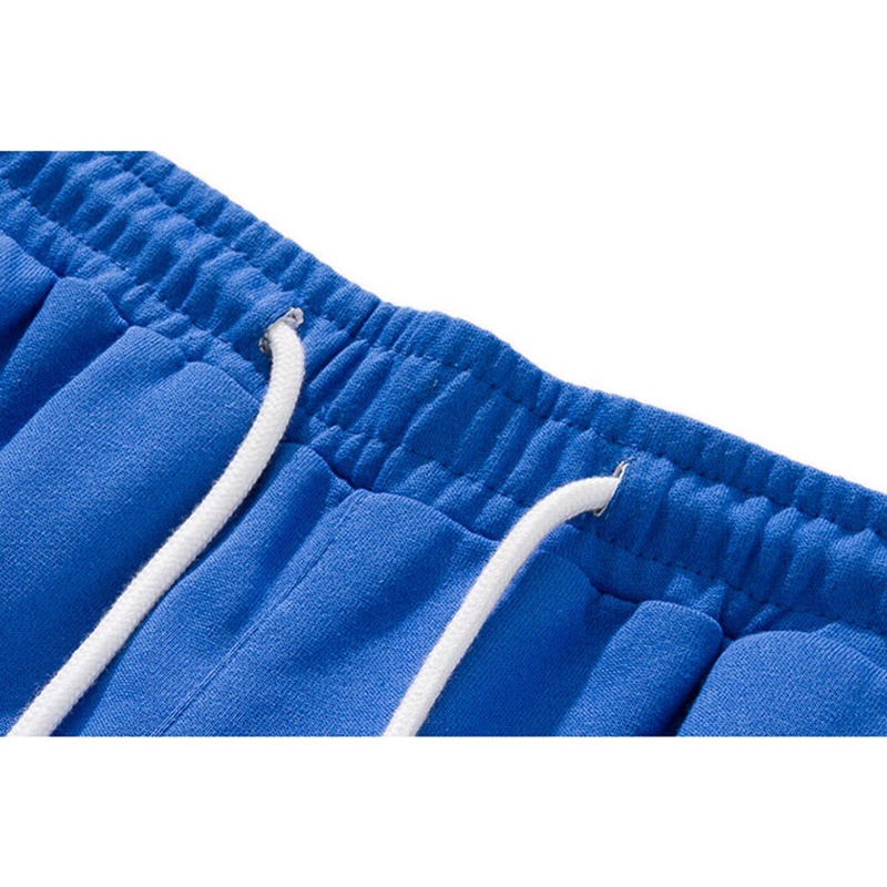 Quần Short Dây Rút Ống Rộng In Họa Tiết Đơn Giản Cho Nam