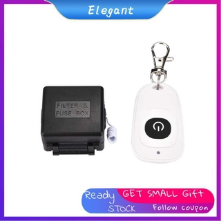 Eleganthome 1Channel Wireless Remote Control White Button Switch  Receiver Relay Module