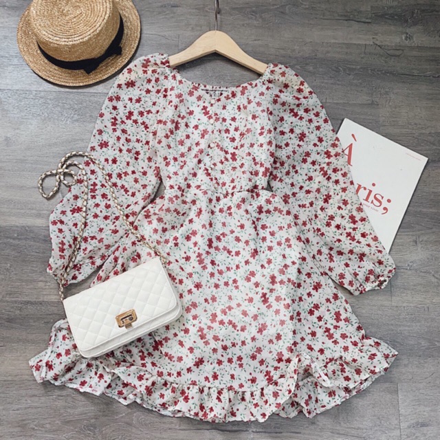 [Mã WARN20 giảm 20k đơn 150k] ĐẦM HOA NHÍ ĐUÔI CÁ