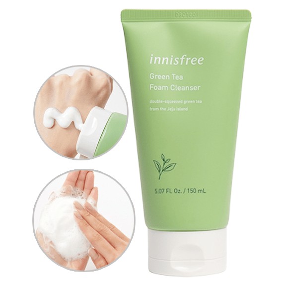 Sữa rửa mặt Innisfree Green Tea Foam Cleanser