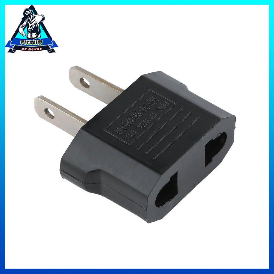 Bộ chuyển đổi Sạc đa năng EU sang Hoa Kỳ Bộ chuyển đổi nguồn AC Du lịch Bộ chuyển đổi màu đen [8/3]