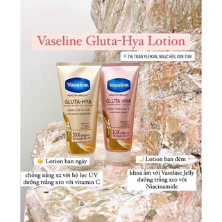 Sữa dưỡng thể Vaseline Healthy Bright Gluta HYA Serum Burst Lotion 10X Thái Lan