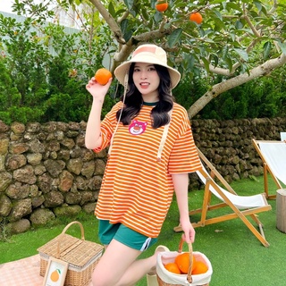 Set Đùi Gấu Dâu Sọc Cam