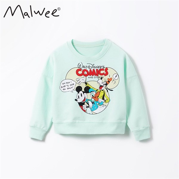 BST áo nỉ Mèo, Mickey Little Maven/Malwee cho bé gái 2-8 tuổi - Little Maven Official Store