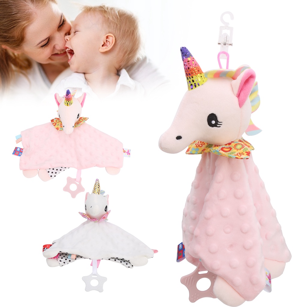 Có thể bán buôn Khăn xoa dịu giấc ngủ nhẹ Đồ chơi êm ái sang trọng cho bé 0‑36 tháng tuổi Sodium075 Hàng giao ngay