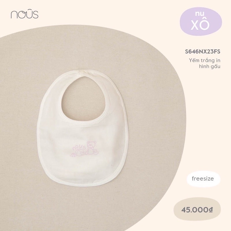 NOUS Yếm Xô Cho Bé Sơ Sinh