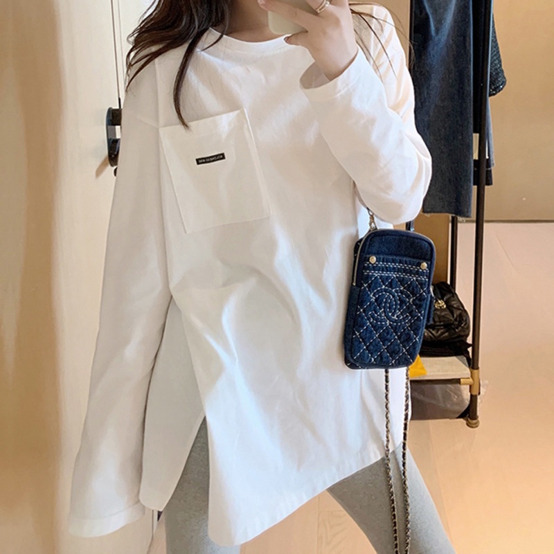 Áo Len Tay Dài Cổ Tròn Hợp Thời Trang