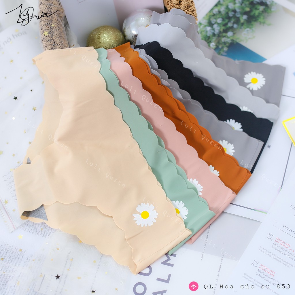 Quần lót su hoa cúc SIÊU XINH mặc mát, không hằn, không lộ viền quần | BigBuy360 - bigbuy360.vn