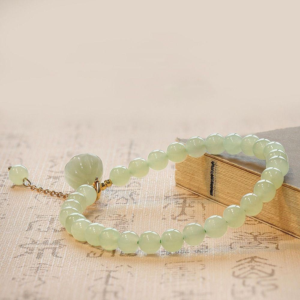 EXPEN Vòng Tay Hạt Thủy Tinh Phối Mặt Dây In Chữ Friend Phong Cách Cổ Điển Thời Trang Cho Nữ