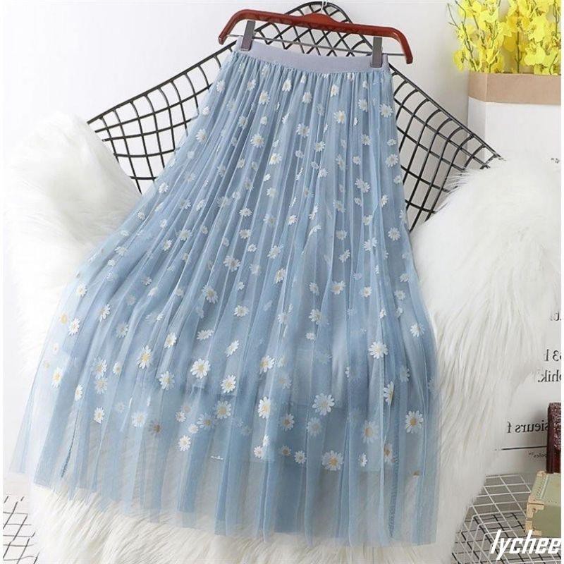 Chân váy xòe xinh xắn thời trang cho trẻ em từ 1-15 tuổi