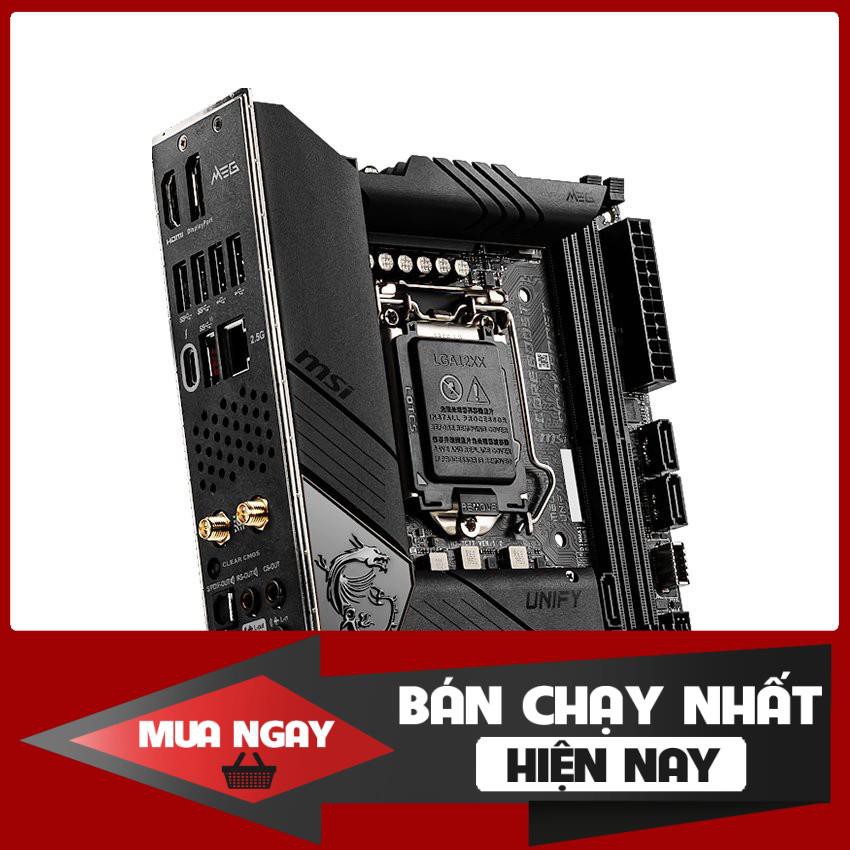 Mainboard MSI MEG Z490i UNIFY (Intel Z490, Socket 1200, mini ITX, 2 khe RAM DDR4)