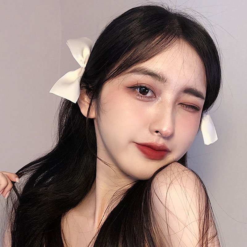 Bộ 2 kẹp tóc phối nơ bản to xinh xắn dành cho nữ