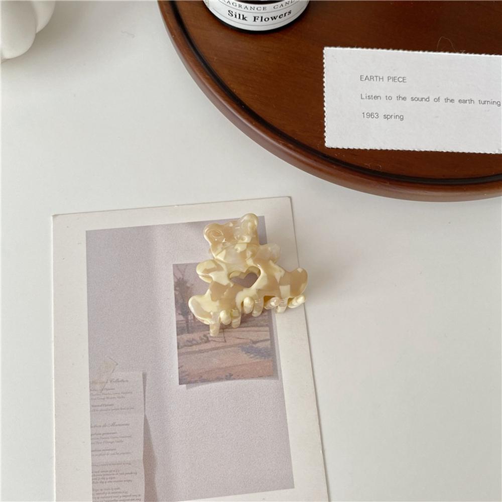 MXGOODS Kẹp Tóc Hình Móng Vuốt Gấu Dễ Thương Phong Cách Hàn Quốc
