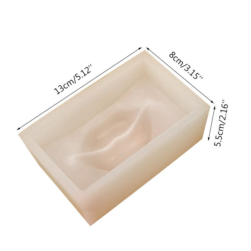 Khuôn Silicone Tạo Hình Đôi Môi 3D Trang Trí Bánh Sáng Tạo