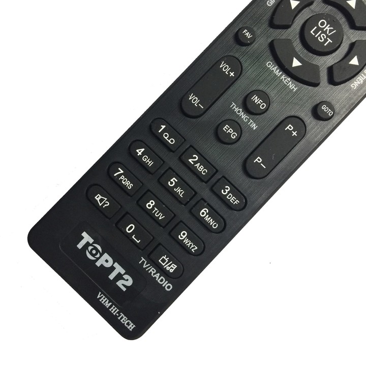 Remote điều khiển đầu thu TOP-T2 TOPT2 TOP T2