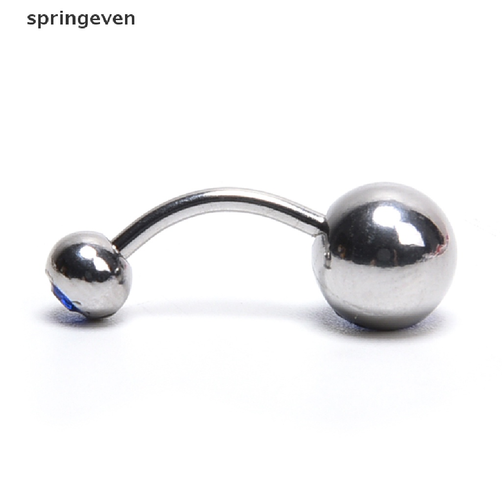 Set 10 / 12 / 15 Khuyên Rốn Thép Không Gỉ Đính Đá Pha Lê