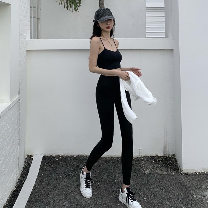 Quần Legging Nữ Cạp Cao Legging Nữ Ôm Sát Nâng Mông Chất Umi Hàn Cao Cấp