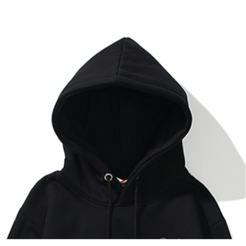 Áo hoodie Off-White lót nhung Plus Size thời trang năng động