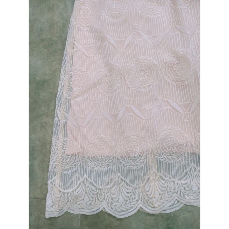 Đầm ren nude dự tiệc cao cấp dáng dài chuẩn form 🌟 FREESHIP | BigBuy360 - bigbuy360.vn