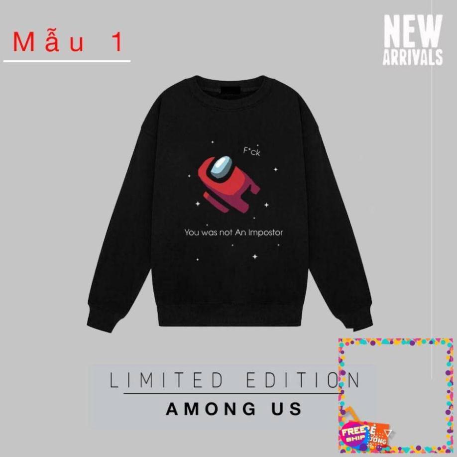 [SUPER] [SALE] ÁO SWEATER GAME AMONG US - Áo Among Us mùa đông 2020 - Áo Game Hot 2020