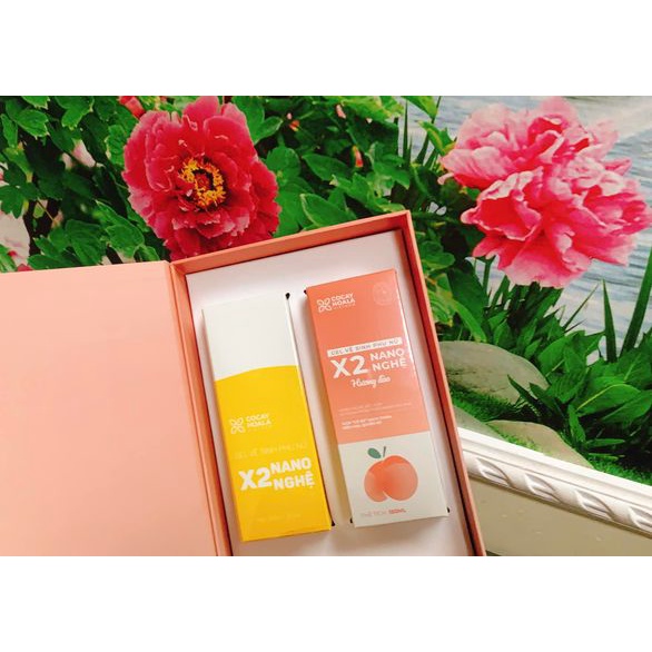 Dung dịch vệ sinh phụ nữ Giảm Ngứa Gel X2 Nano Nghệ Cỏ Cây Hoa Lá 150 ml - Hồng hào se khít