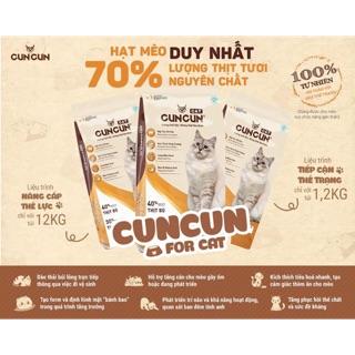 Thức ăn dành cho mèo cun cun 1,2kg