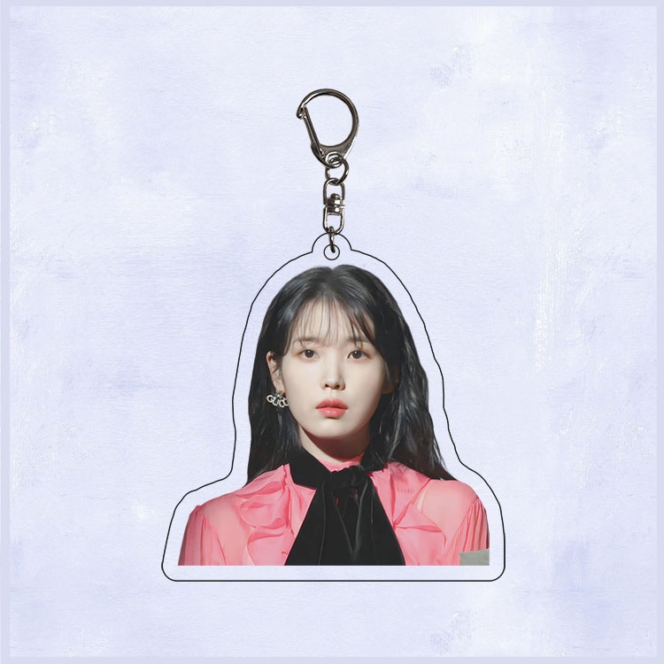 Móc Khóa Hai Mặt Chất Liệu Acrylic