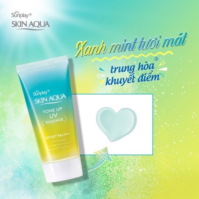 Chống nắng Sunplay Skin Aqua Tone up UV Essence/Milk 50gr