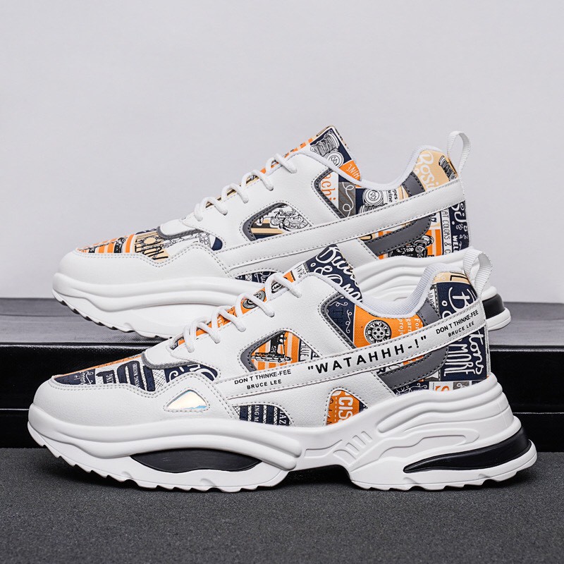 [Mã FAGREEN245 giảm tới 30K đơn 99K] Giày thể thao nam WataHHH Phối màu siêu đẹp , Giày nam đế cao 4,5cm mẫu mới 2021 | BigBuy360 - bigbuy360.vn