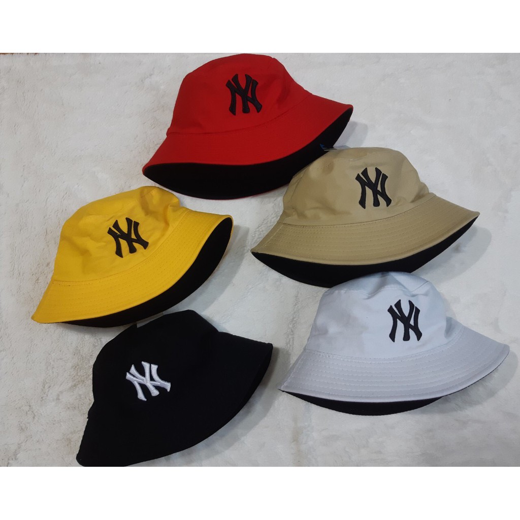 Mũ nón bucket Yankees NY cực HOT đội 2 mặt - Nón vành rộng tai bèo đội 2 mặt , Giá sỉ & lẻ