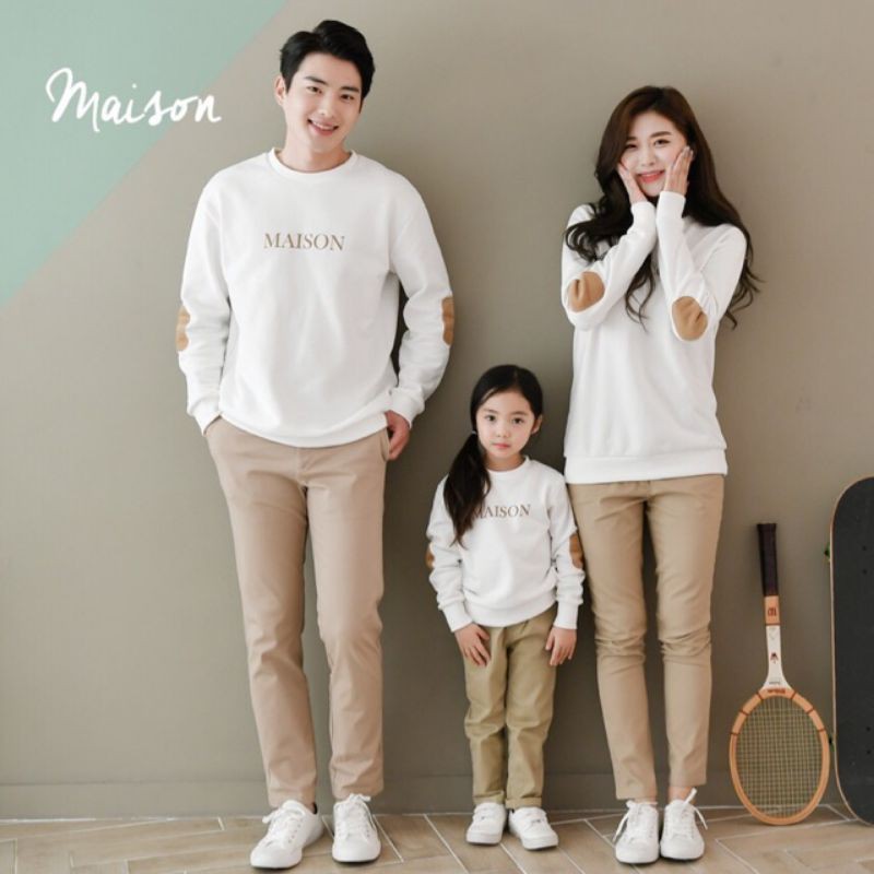 ÁO THU ĐÔNG, áo nỉ sweater nam nữ, áo nỉ gia đình 3/4/5 người chất đẹp giá sĩ
