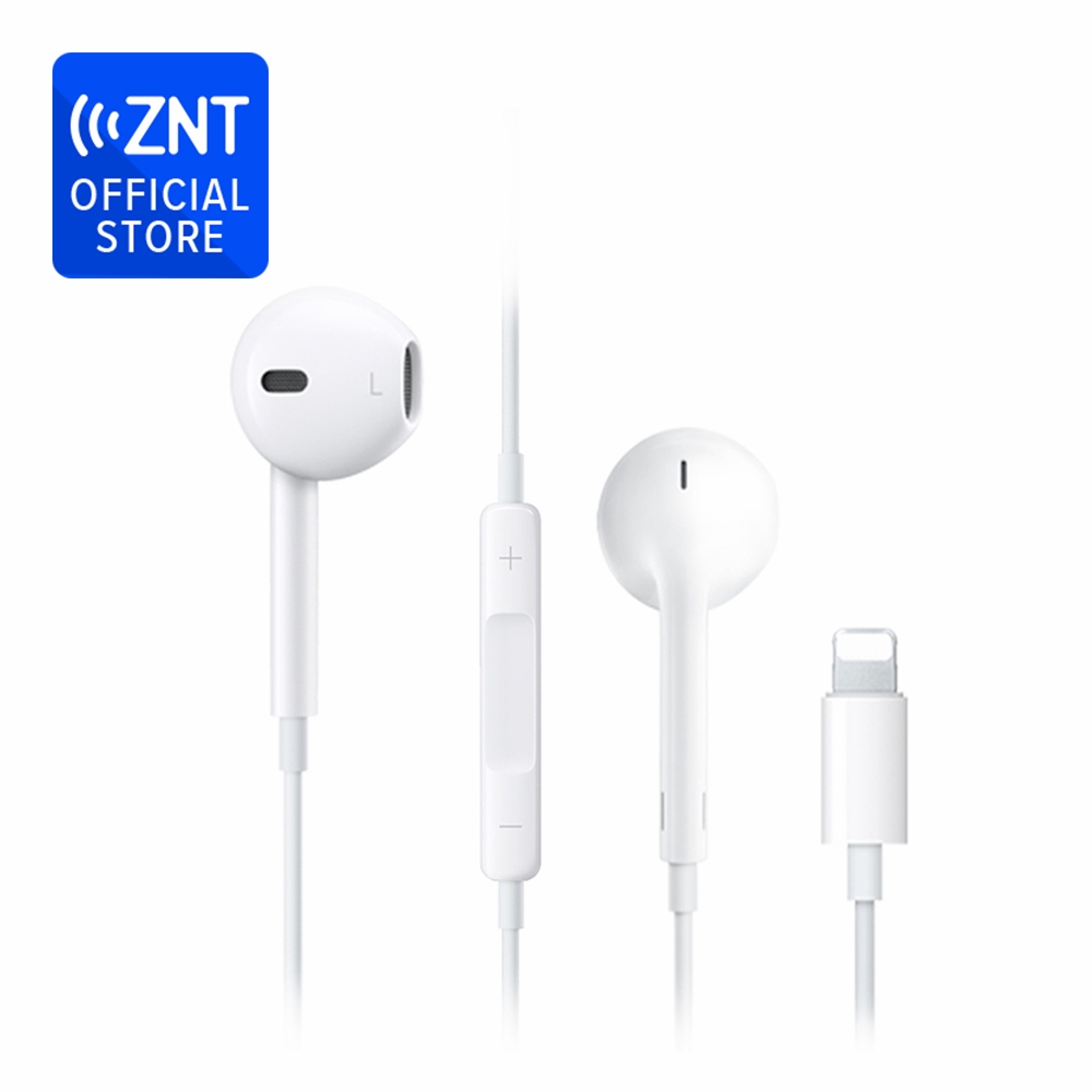 [ZNT WiredPods] Wired Bluetooth Earphones for Lightening Connector